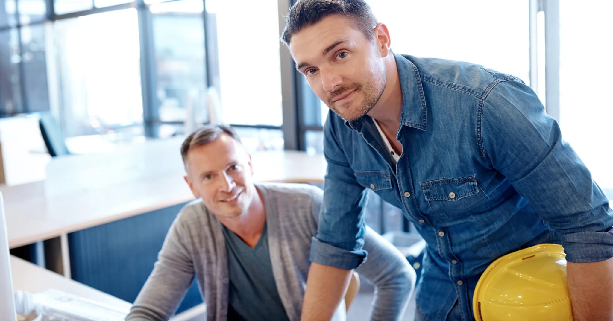 Healthcare professionals collaborating in a workplace setting